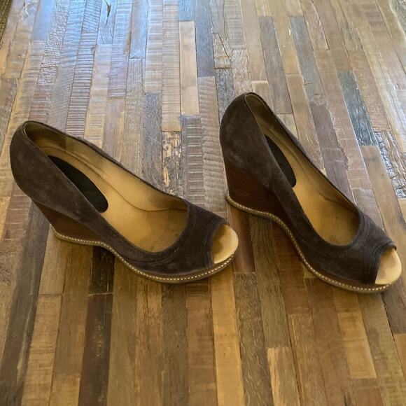 Michael Kors Brown Suede Wedge, early-mid 2000s 6.5 - Picture 8 of 8